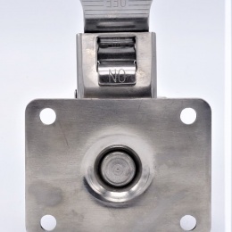 Roulettes de transport, acier inoxydable, diamètre 100 mm