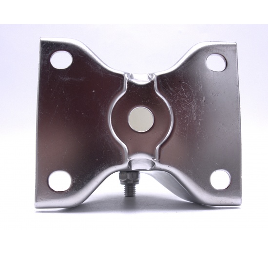 Roulettes de transport, solides, acier inoxydables, diamètre 80 mm