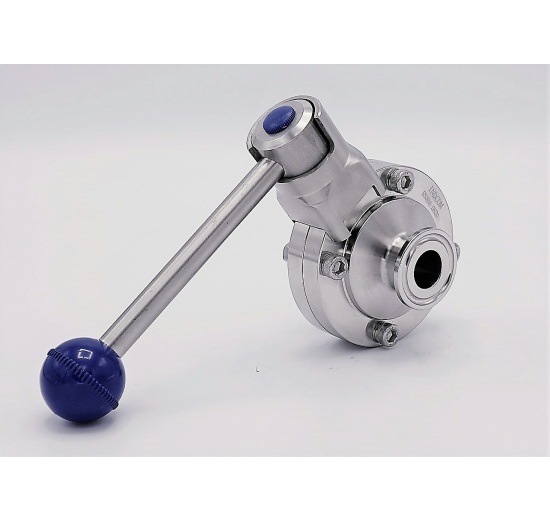 sanitaire CLAMP C-C vanne papillon