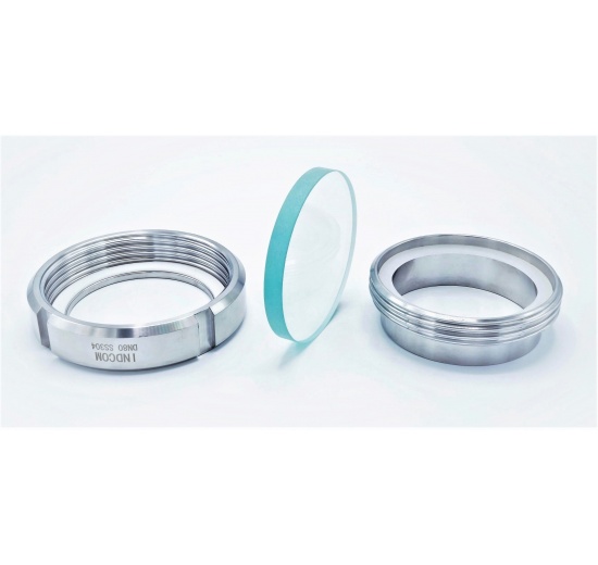 Sanitaire union verre de vue, à souder S-S Achevée