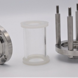 Sanitaire verre de viséur droit, à souder S-S, type B