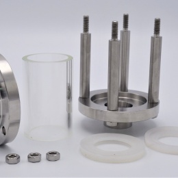 Sanitaire verre de viséur droit, à souder S-S, type B