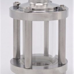 Sanitaire verre de viséur droit, à souder S-S, type B