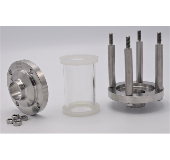 Sanitaire verre de viséur droit, à souder S-S, type B