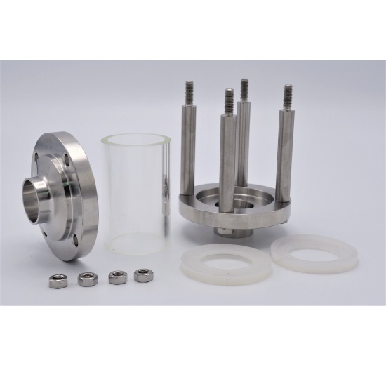 Sanitaire verre de viséur droit, à souder S-S, type B