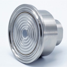 Séparateur à membrane CLAMP DIN 32676, col 64 mm, filetage intérieur 1/2"