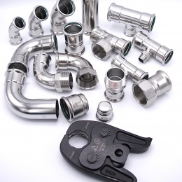 Set de sertissage pour raccords à sertir - type M (7 pièces de mâchoires interchangeables)