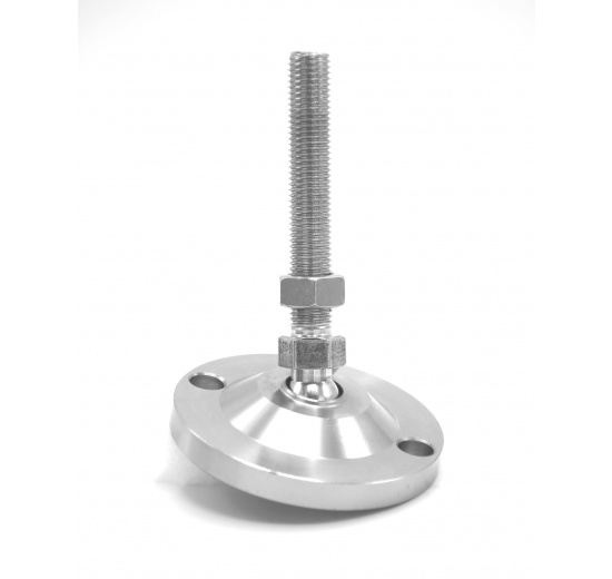 Stainless steel legs, height adjustable, with joint_D100 M20 100 mm