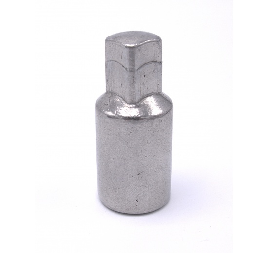 Support d'entraînement pneumatique pour robinet à tournant sphérique, acier inox, en deux parties avec adaptateur pour propulsion 8x8 mm