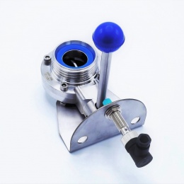 Support de capteur à induction pour vannes papillon à commande manuelle