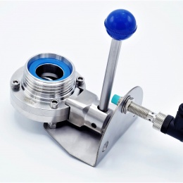 Support de capteur inductif pour vanne papillon à commande manuelle