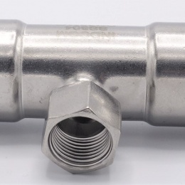 T-kus, lisovací F/F(závit vnitřní)/F 35_1/2"_35