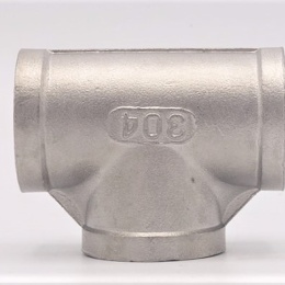 T pièce de filetage type 307 acier inoxydable, 1/2"