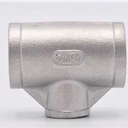 T pièce réduite de filetage type 307 R, acier inoxydable