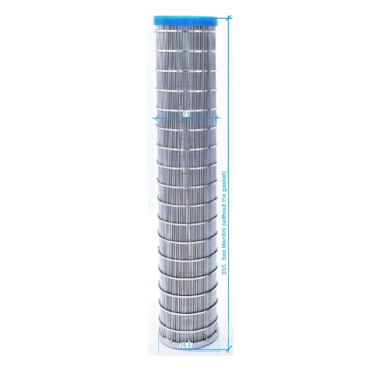 Tamis à fentes de filtration intérieure 0,05 mm pour filtre DN50