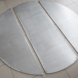 Tamis à fentes pour filtration ouverte du moût dans la salle de brassage