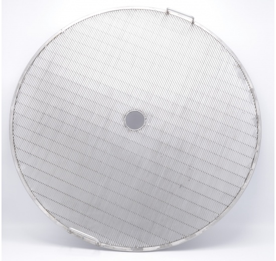 Tamis à fentes pour filtration ouverte du moût dans la salle de brassage