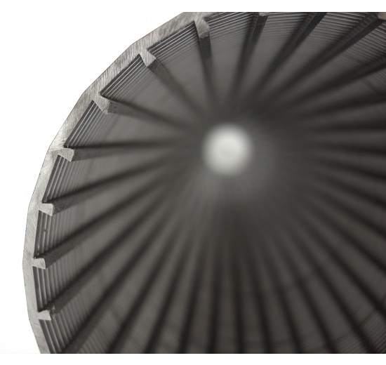 Tamis cylindrique à fils métalliques | Diamètre extérieur 100 mm, épaisseur de tamis 0,5 mm