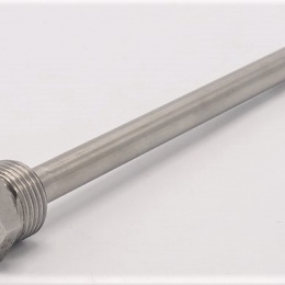 Teploměrová jímka nerezová 200 mm (1/2")