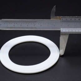 těsnění PTFE (teflon - polytetrafluorethylen) DN 65 pro clampový talířek 91 mm