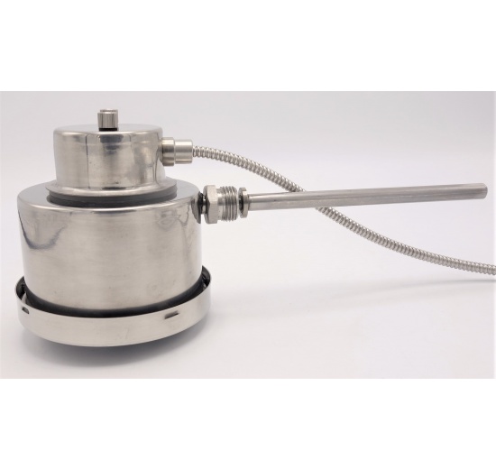 Thermomètre bimétallique en acier inoxydable avec contacts électriques