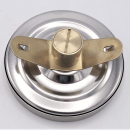 Thermomètres bimétalliques en acier inoxydable, applique pour tube fixation par collier ressort