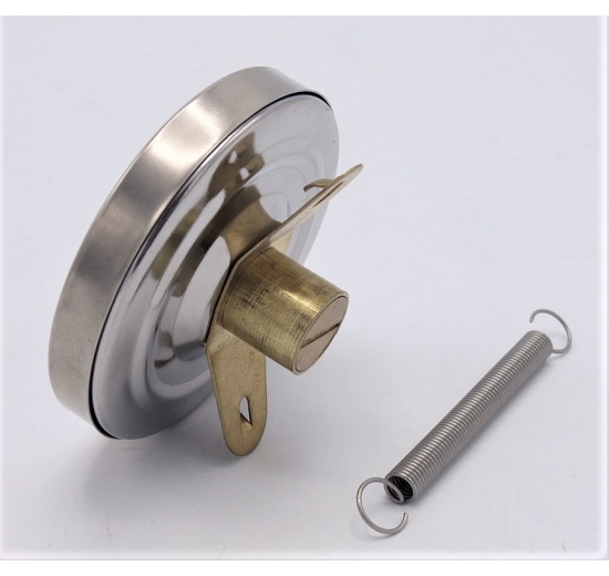 Thermomètres bimétalliques en acier inoxydable, applique pour tube fixation par collier ressort