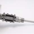 Thermomètres bimétalliques en acier inoxydable, tige d'immersion de réservoir, connexion angulaire