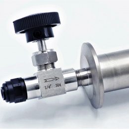 Tige de carbonatation en titane G 1/4" + accessoire