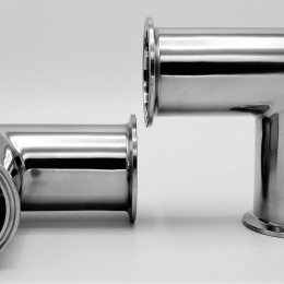 Tri CLAMP equal tee, "T" CLAMP