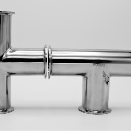 Tri CLAMP equal tee, T-piece