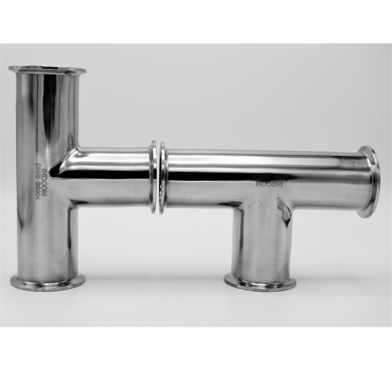 Tri CLAMP equal tee, T-piece