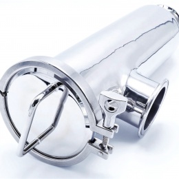 trubkový rohový filtr DN 65, clamp připojení DN 65 (K91)