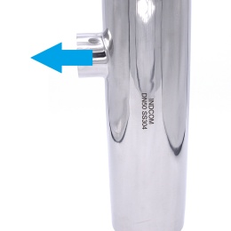 trubkový rohový filtr - směr filtrace mladiny