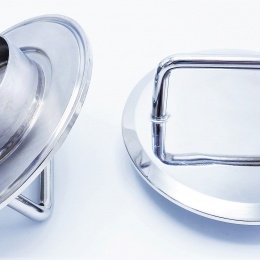 upravené víčko pro štěrbinové síto 0,1/ 0,3/ 0,55/ 0,8 mm | filtr DN 65