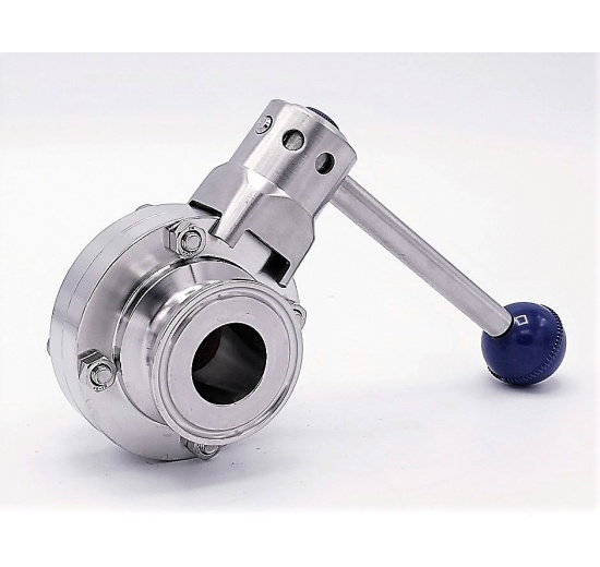 Valves directes en acier inoxydable, Clamp