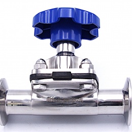 Vanne à membrane, manuelle, Clamp type C-C | DN25