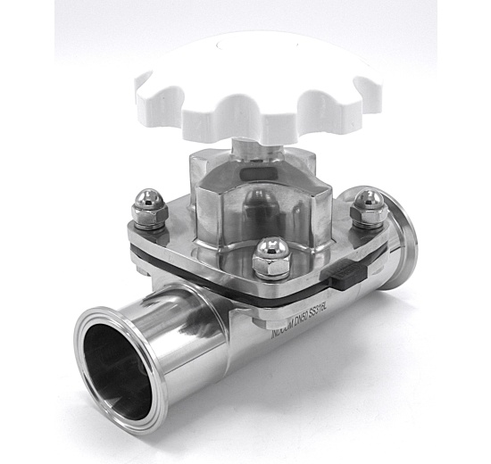 Vanne à membrane, manuelle, Clamp type C-C | DN50