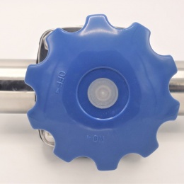 Vanne à membrane, manuelle, type de soudage S-S, VMQ | DN50