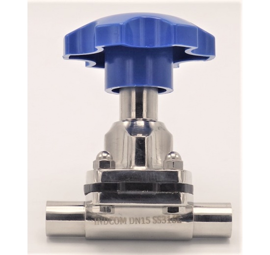 Vanne à membrane, type de soudage S-S, EPDM | DN15