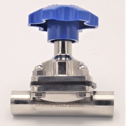 Vanne à membrane, type de soudage S-S, EPDM