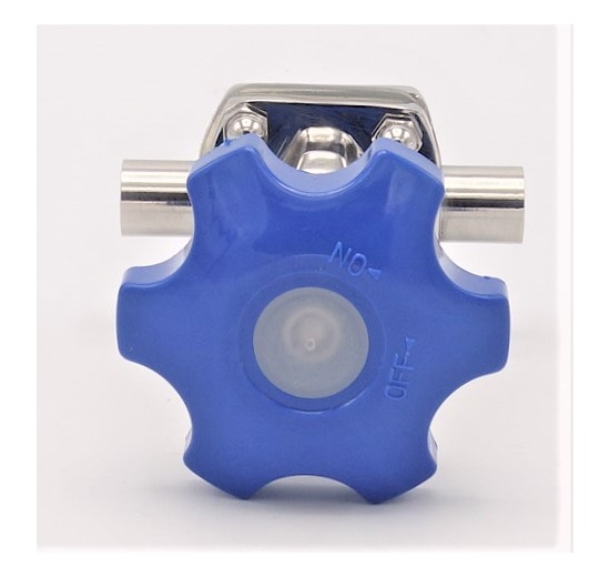 Vanne à membrane, type de soudage S-S, Silicone | DN15