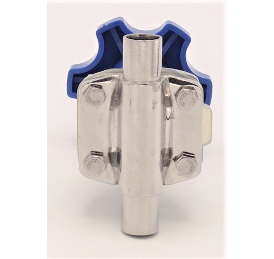 Vanne à membrane, type de soudage S-S, Silicone | DN15