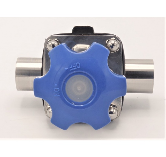 Vanne à membrane, type de soudage S-S, VMQ | DN32