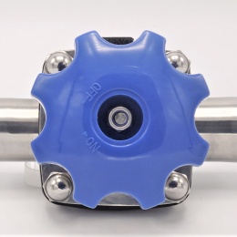 Vanne à membrane, type de soudage S-S, VMQ | DN40