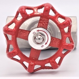 Vanne à soupape, d'arrêt, en acier inoxydable | 1 1/4”