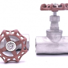 Vanne à soupape, d'arrêt, en acier inoxydable Armatures inoxydables