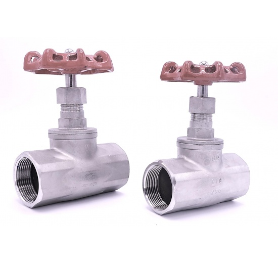 Vanne à soupape, d'arrêt, en acier inoxydable Armatures inoxydables