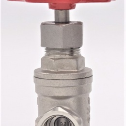 Vanne à soupape de régulation, d'arrêt, en acier inoxydable | 1/2”