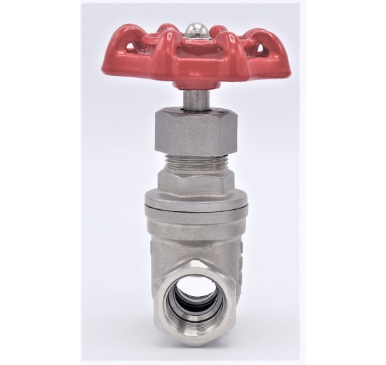 Vanne à soupape de régulation, d'arrêt, en acier inoxydable | 1/2”